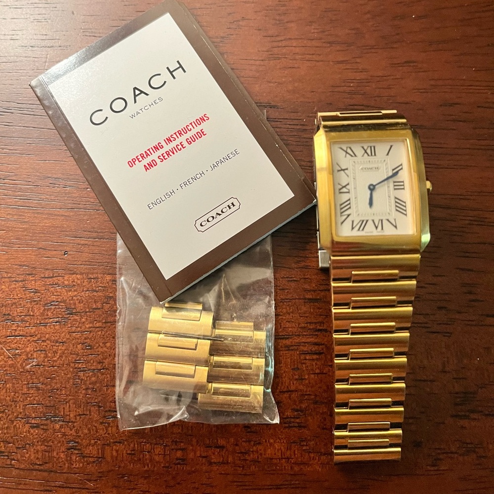Coach Movado watch